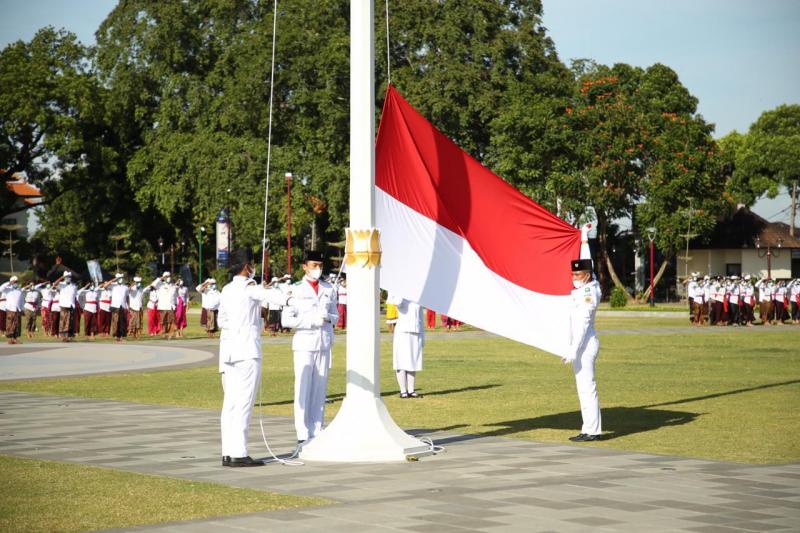 Apel Puncak Peringatan HUT Ke-250 Kota Gianyar | Bali Tribune